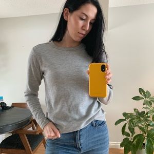 All saints grey soft long sleeve/sweater